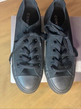 Converse Black Low-Top Monochrome Sneakers